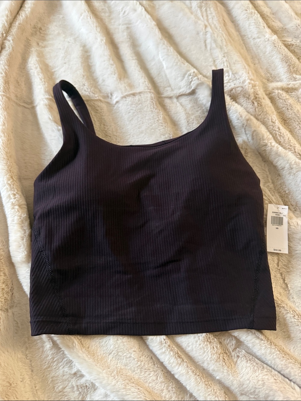 NWT Old Navy Ribbed Long Line Sports Bra